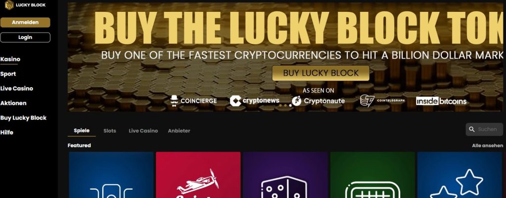 LuckyBlock Casino ohne Sperrdatei